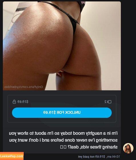 sydswrldxo / Sydney Scott / sydwrldxo слитое фото фото #0059