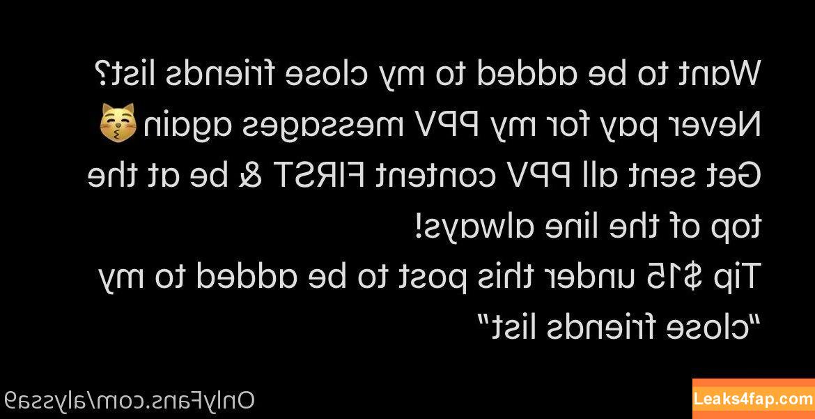 alyssa9 / allyssaap_ / alyssalynch leaked photo photo #0694