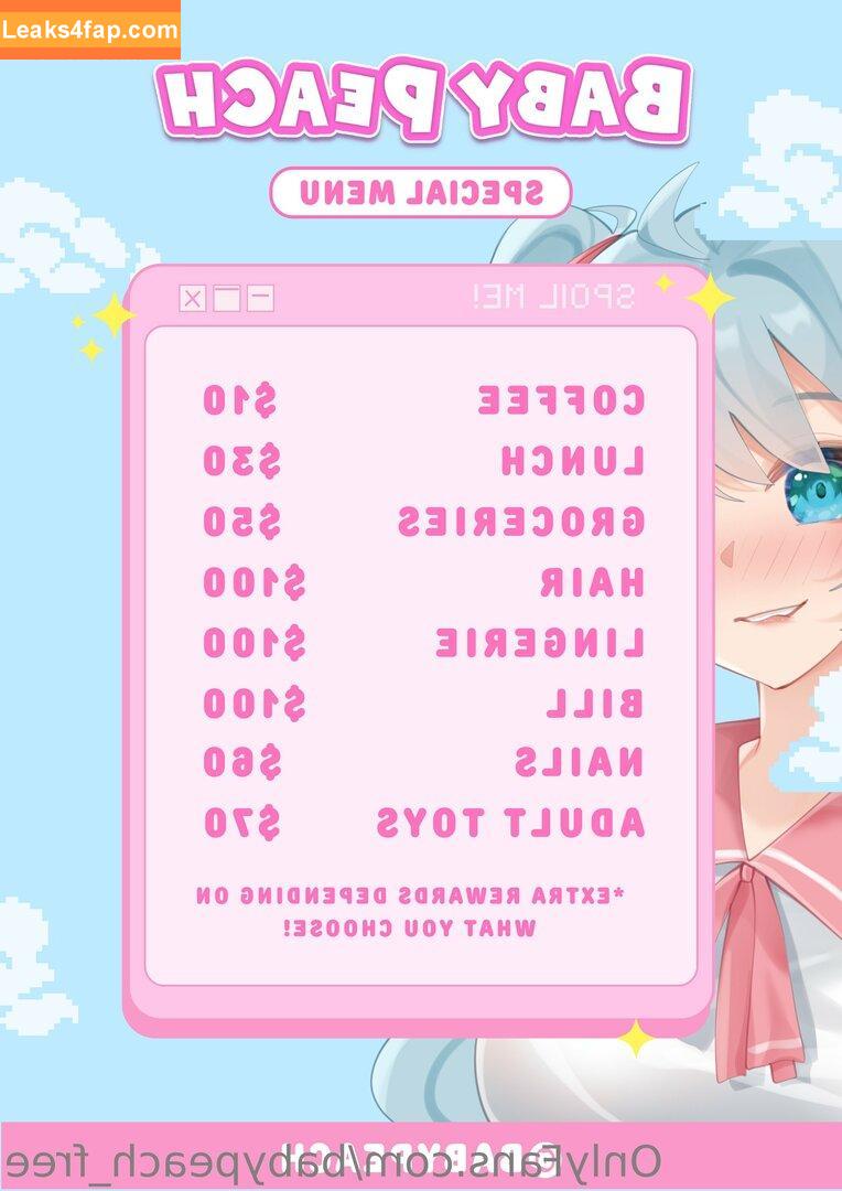 babypeach_free / baabyy_peach leaked photo photo #0011
