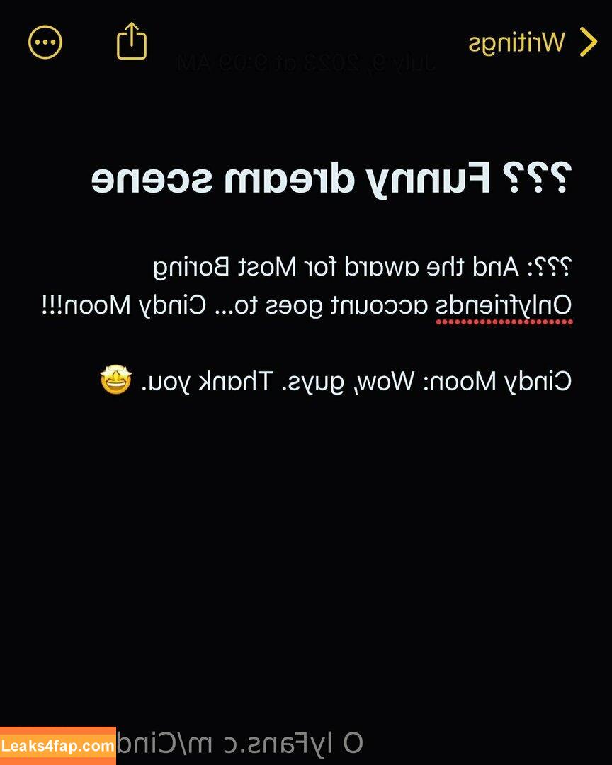 cindymoon7 / cindymoon007 leaked photo photo #0590