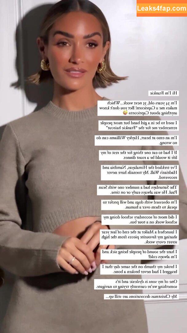 Frankie Bridge / Frankie Sandford (The Saturdays / frankiebridge leaked photo photo #1471