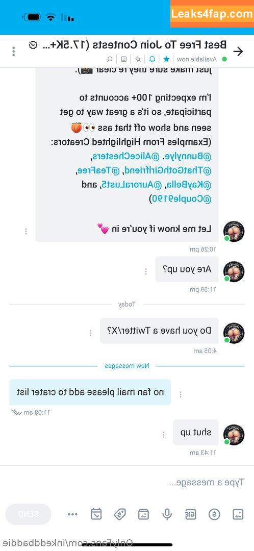 inkeddbaddie /  слитое фото фото #0045