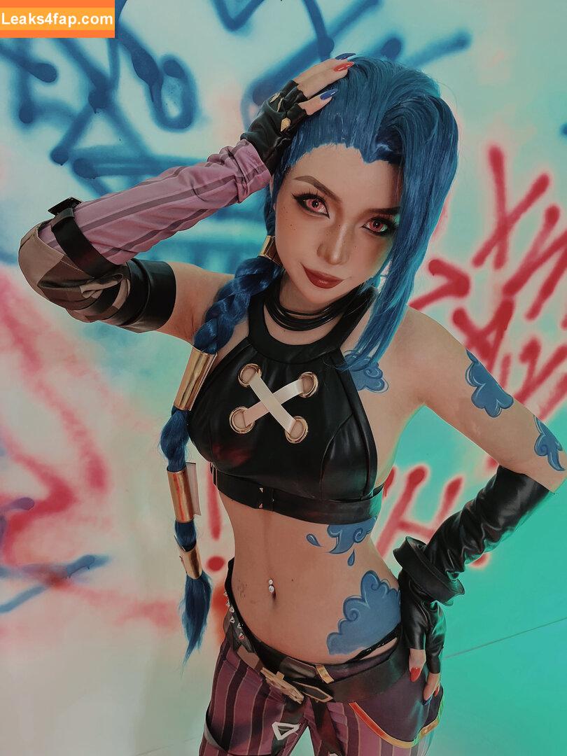 Jinx Cosplay Arcane / LeagueLegends / jinxedyumeria leaked photo photo #0103