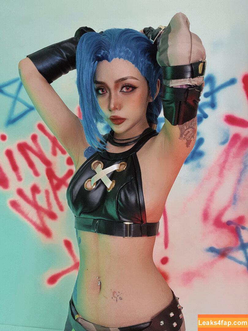 Jinx Cosplay Arcane / LeagueLegends / jinxedyumeria leaked photo photo #0105