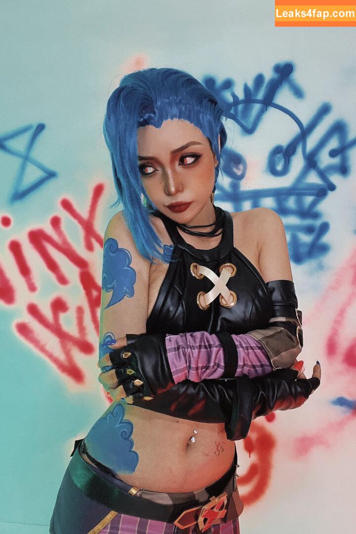 Jinx Cosplay Arcane / LeagueLegends / jinxedyumeria leaked photo photo #0107