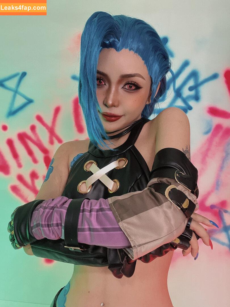 Jinx Cosplay Arcane / LeagueLegends / jinxedyumeria leaked photo photo #0109