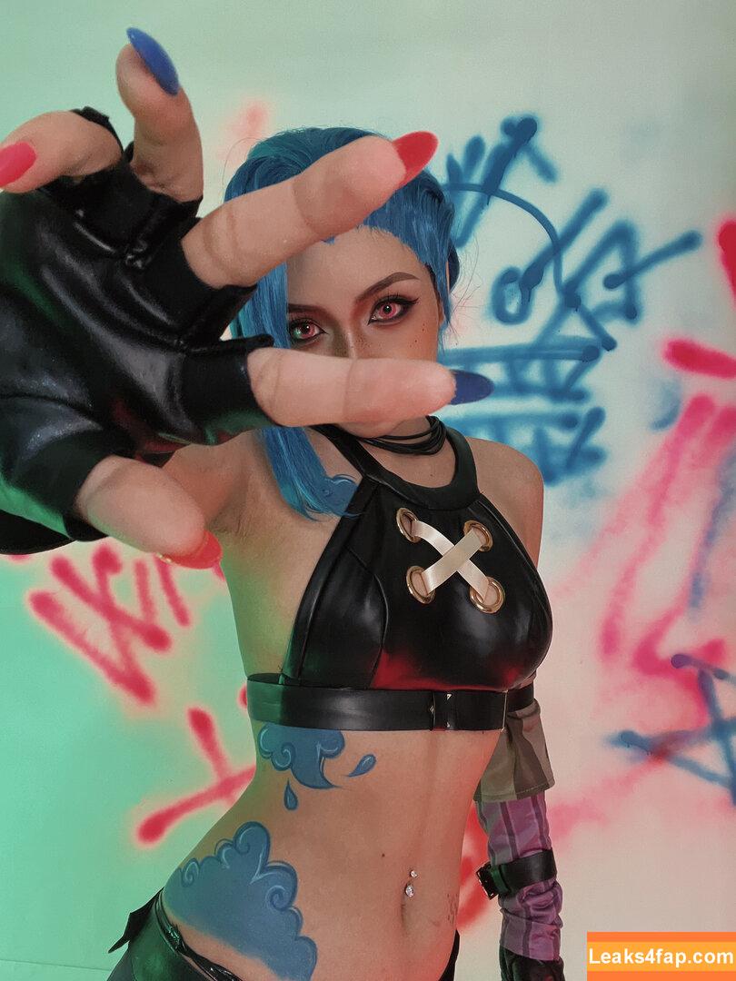 Jinx Cosplay Arcane / LeagueLegends / jinxedyumeria leaked photo photo #0112