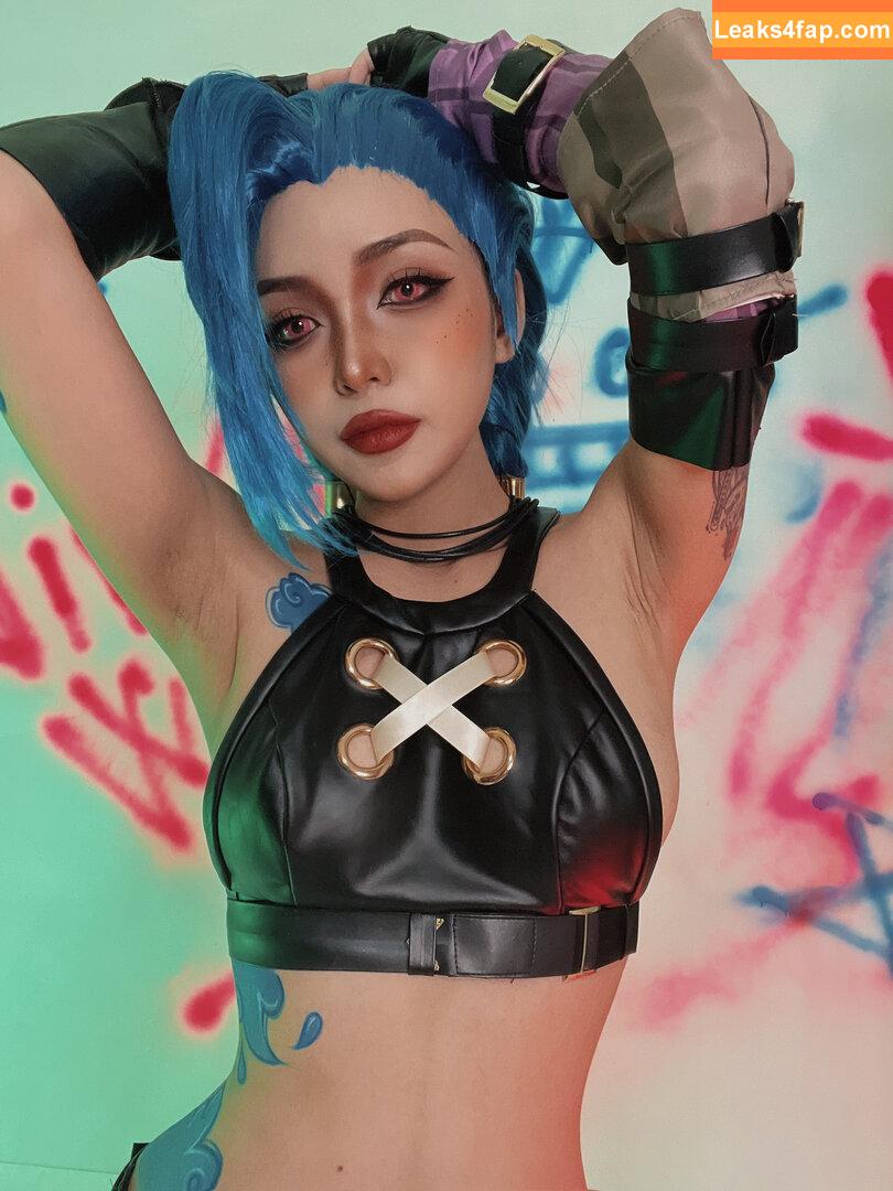 Jinx Cosplay Arcane / LeagueLegends / jinxedyumeria leaked photo photo #0114