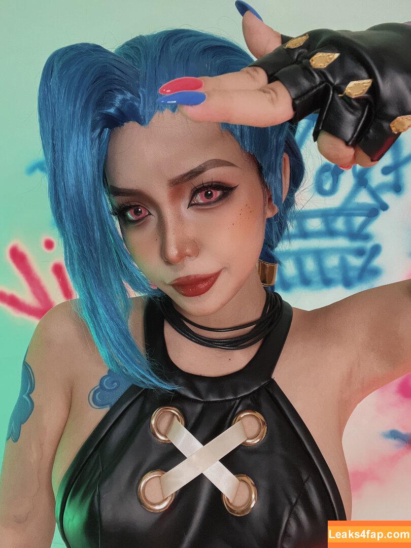 Jinx Cosplay Arcane / LeagueLegends / jinxedyumeria leaked photo photo #0118