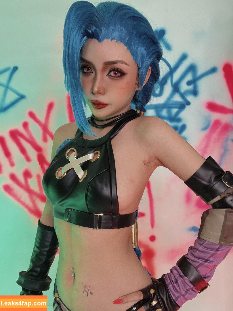 Jinx Cosplay Arcane / LeagueLegends / jinxedyumeria leaked photo photo #0120