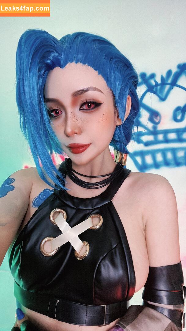 Jinx Cosplay Arcane / LeagueLegends / jinxedyumeria leaked photo photo #0123