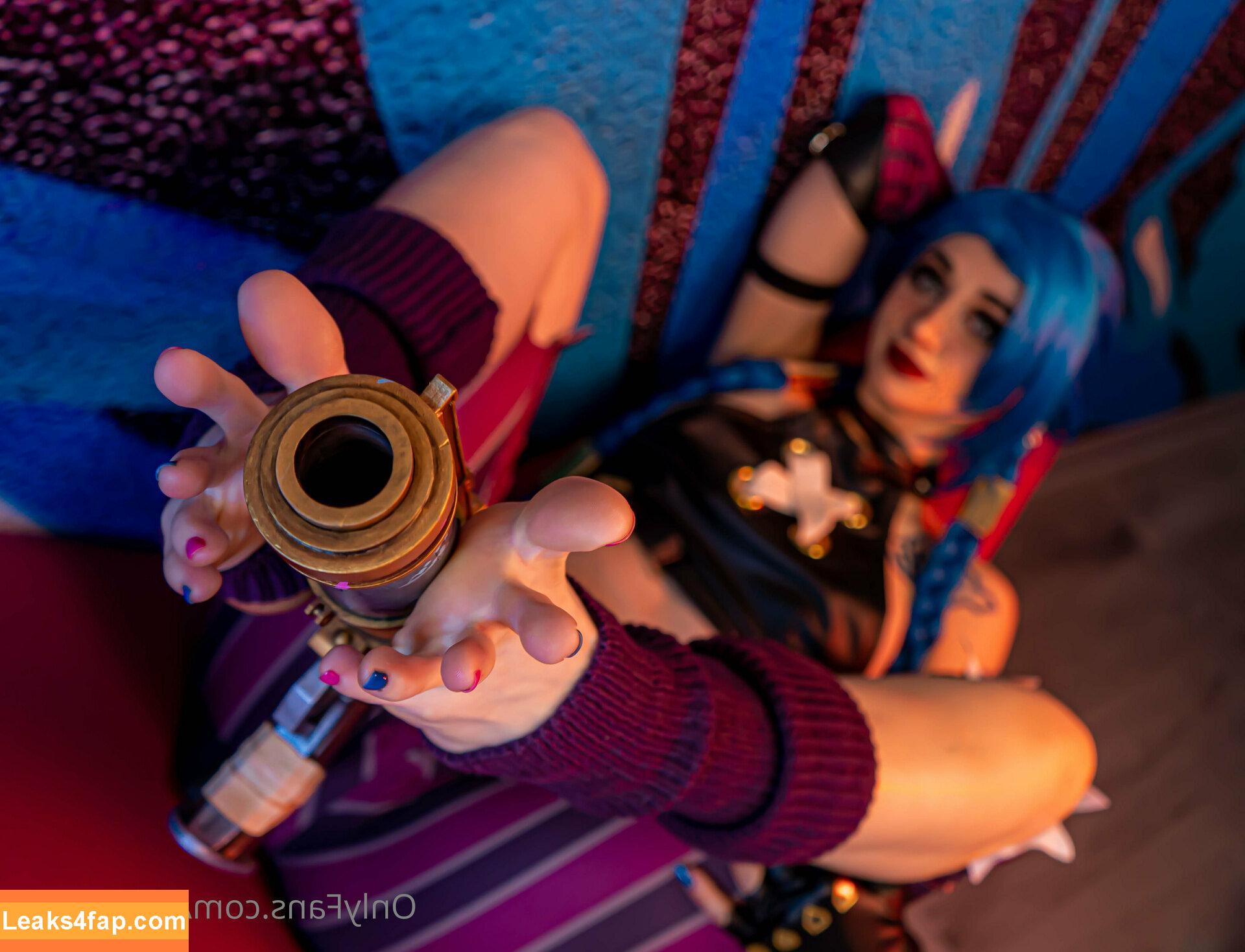 Jinx Cosplay Arcane / LeagueLegends / jinxedyumeria leaked photo photo #0286