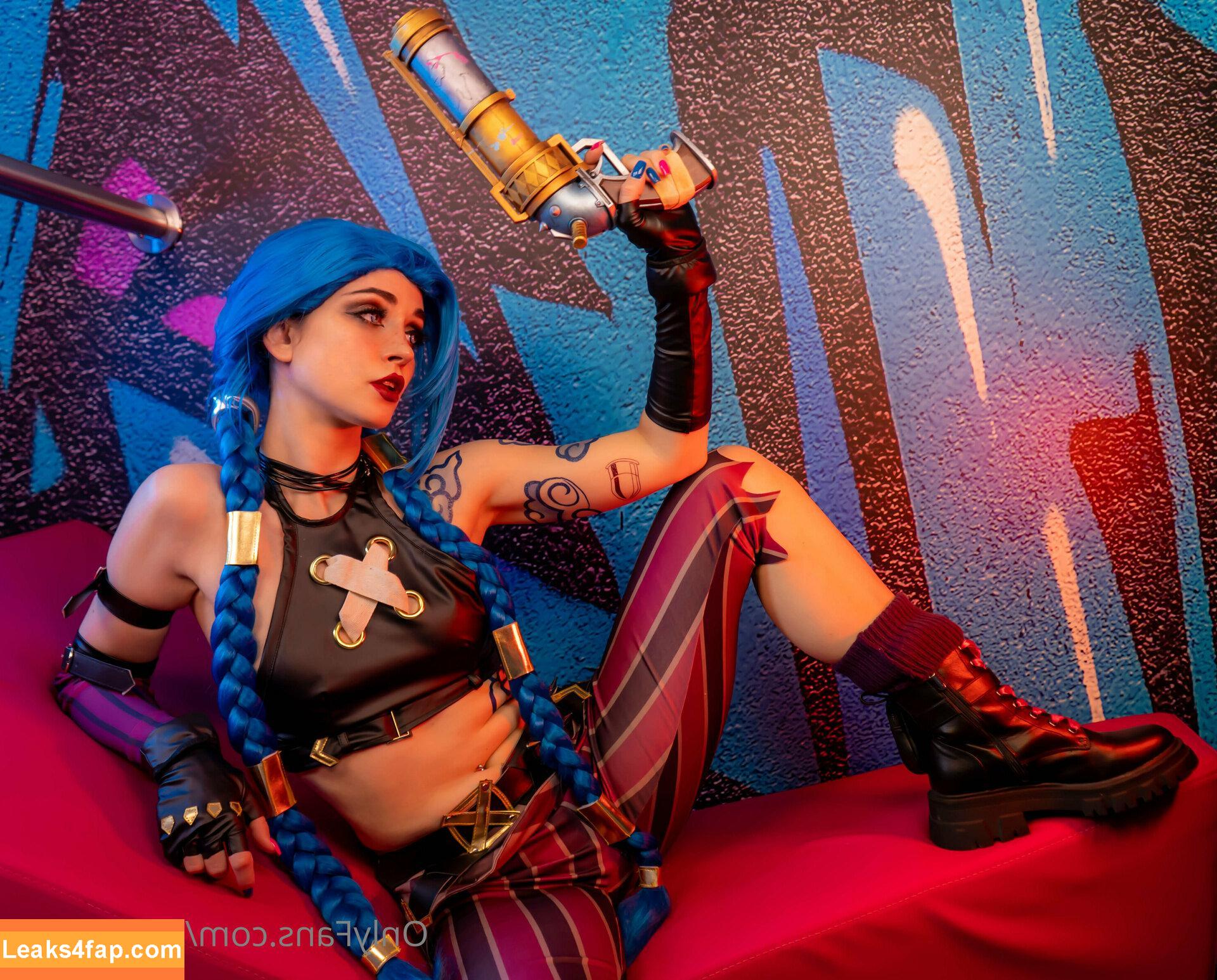 Jinx Cosplay Arcane / LeagueLegends / jinxedyumeria leaked photo photo #0287