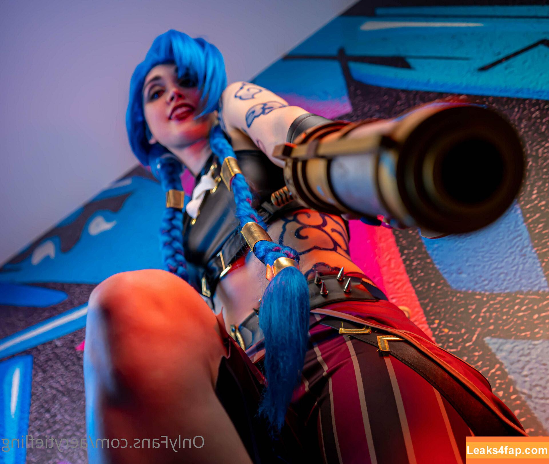 Jinx Cosplay Arcane / LeagueLegends / jinxedyumeria leaked photo photo #0289