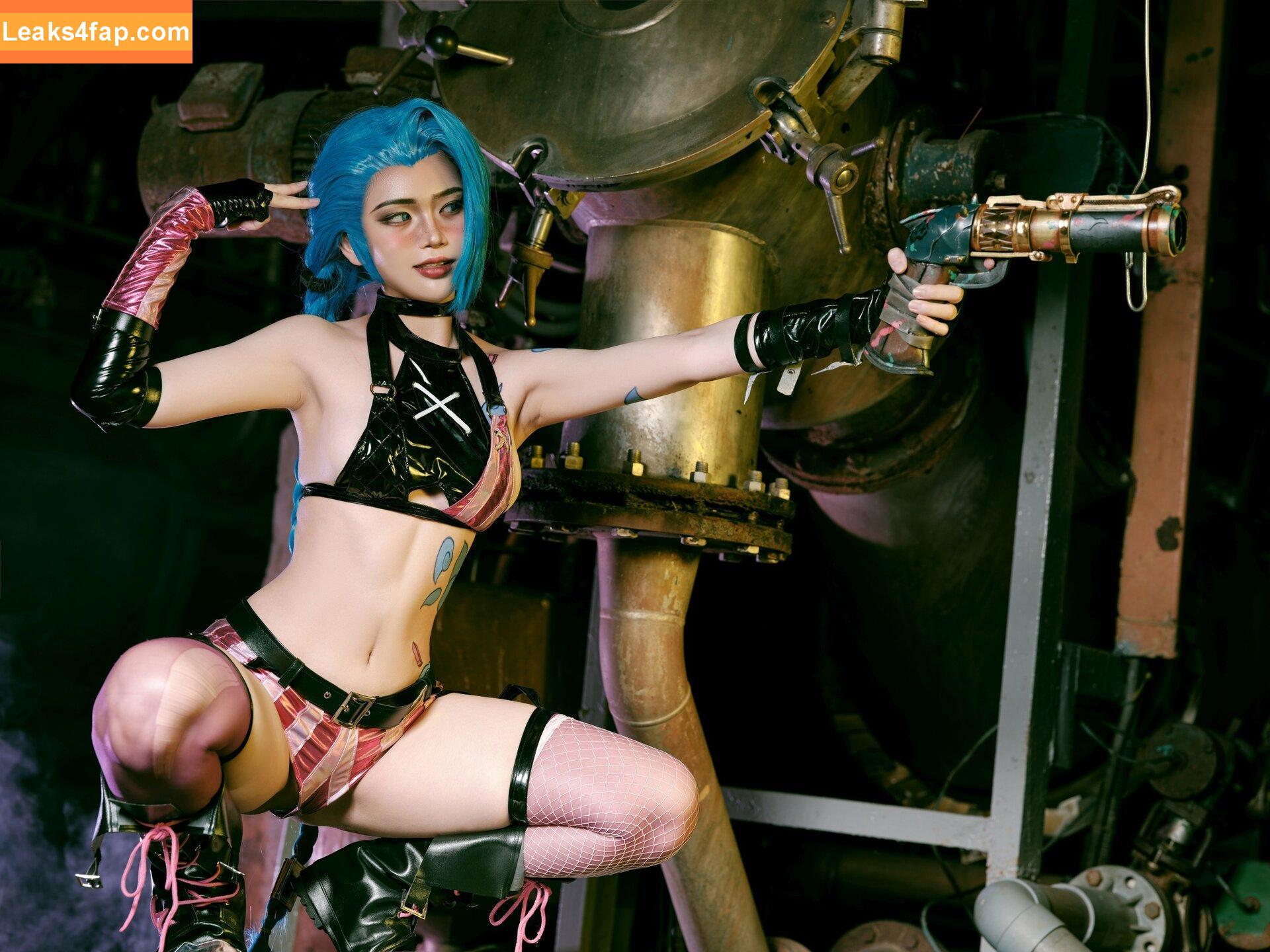 Jinx Cosplay Arcane / LeagueLegends / jinxedyumeria leaked photo photo #0354