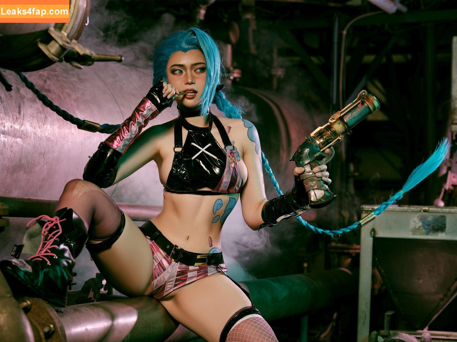 Jinx Cosplay Arcane / LeagueLegends / jinxedyumeria leaked photo photo #0364