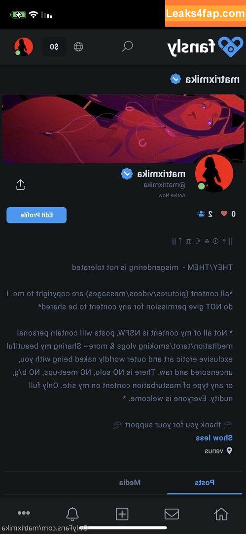 Matrixmika / Ariesvenus / Thiccuslyrata / Venusmatrix / matrixmicah leaked photo photo #0200