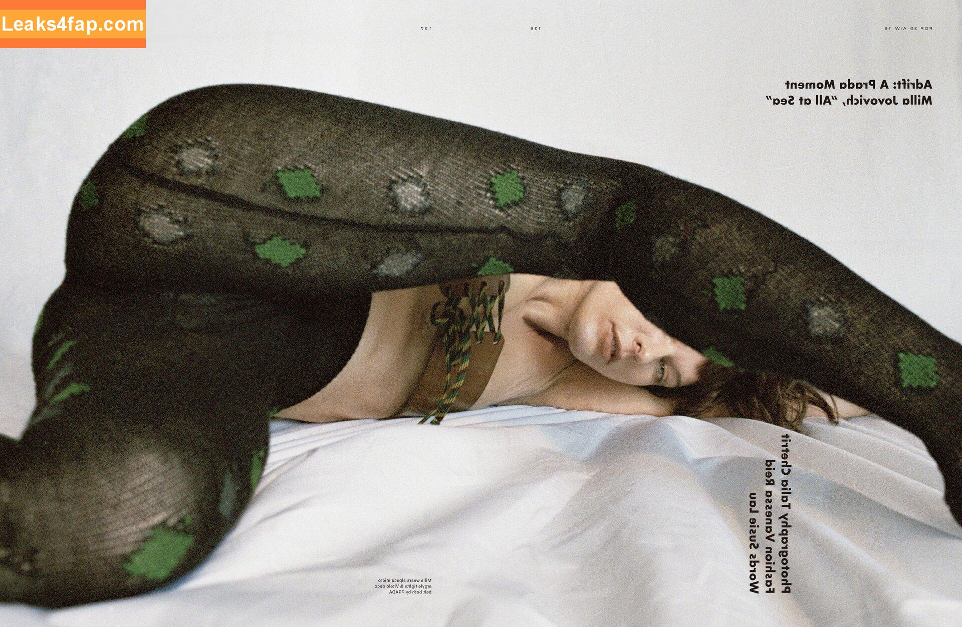 Milla Jovovich / MillaJovovich leaked photo photo #0139