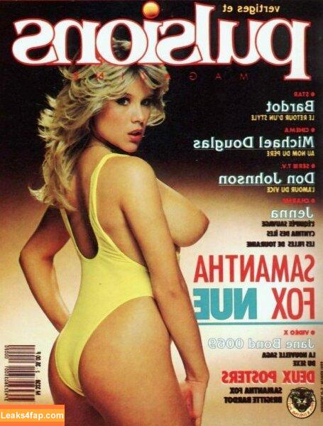 Samantha Fox / samanthafoxofficial / samfoxcom / sammyfoxx leaked photo photo #0008