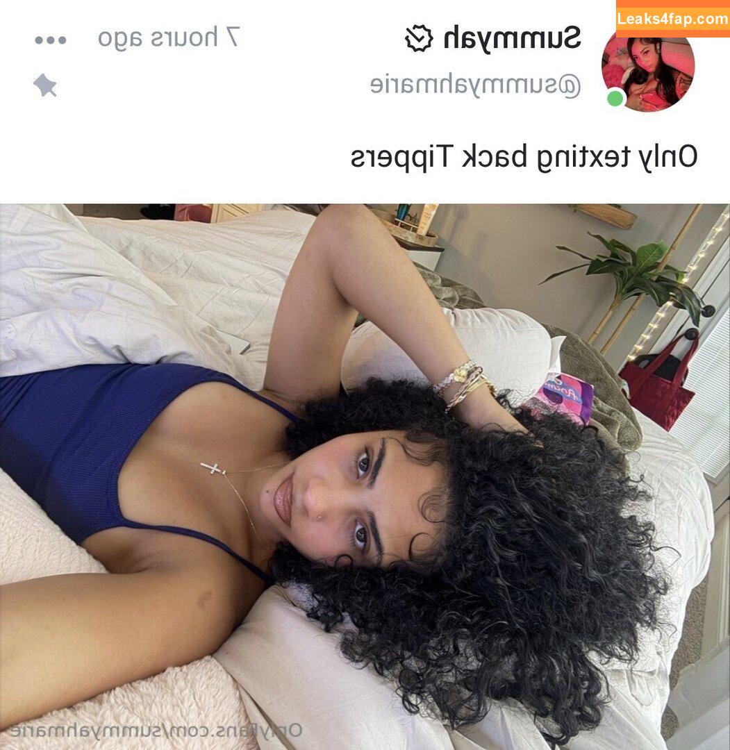 Summyahmarie / Summyah Marie / legendary.myahh leaked photo photo #0001